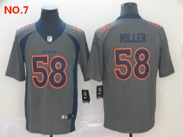 Men's Denver Broncos 58 Von Miller Jersey NO.5 ;